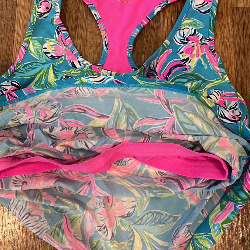 Lilly Pulitzer Luxletic Taye Skort & Matching Top - Picture 6 of 8